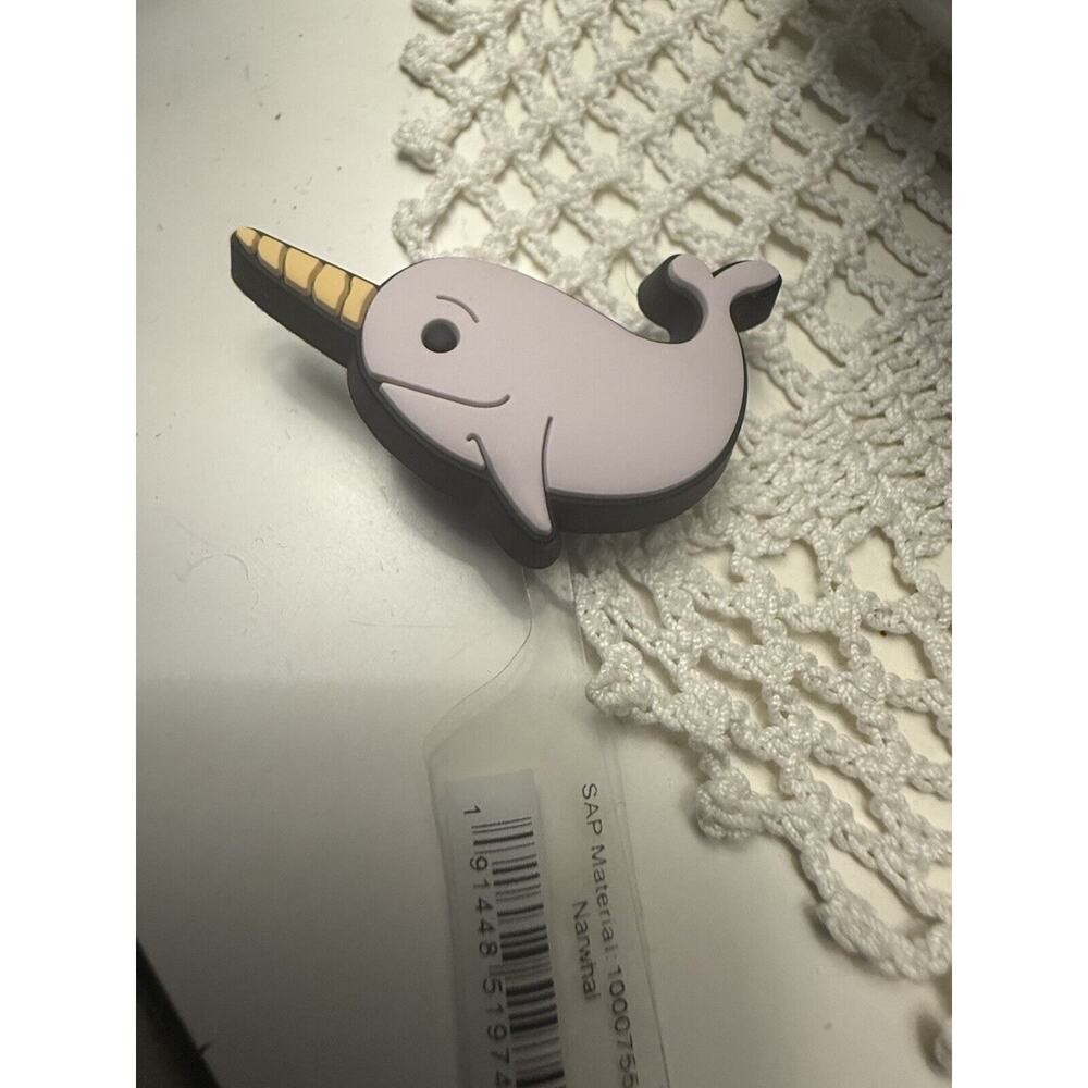 Narwhal “Unicorn of the Sea” Shoe Crocs Jibbitz Charm -‎ New with Tags